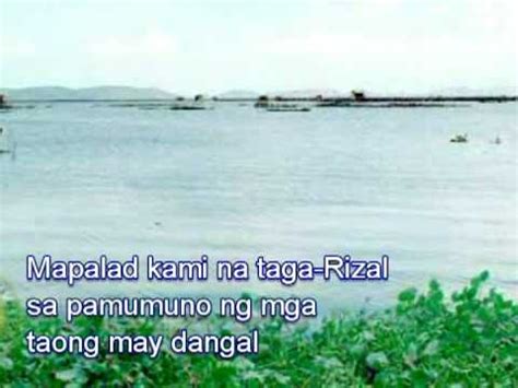 angono hymn|Rizal Mabuhay .